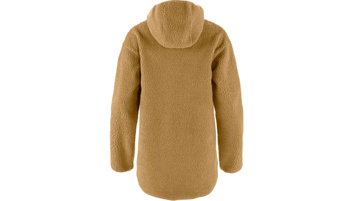 Дамски полар Fjällräven Vardag Pile Long кафяв – Castanho – Дамски полари