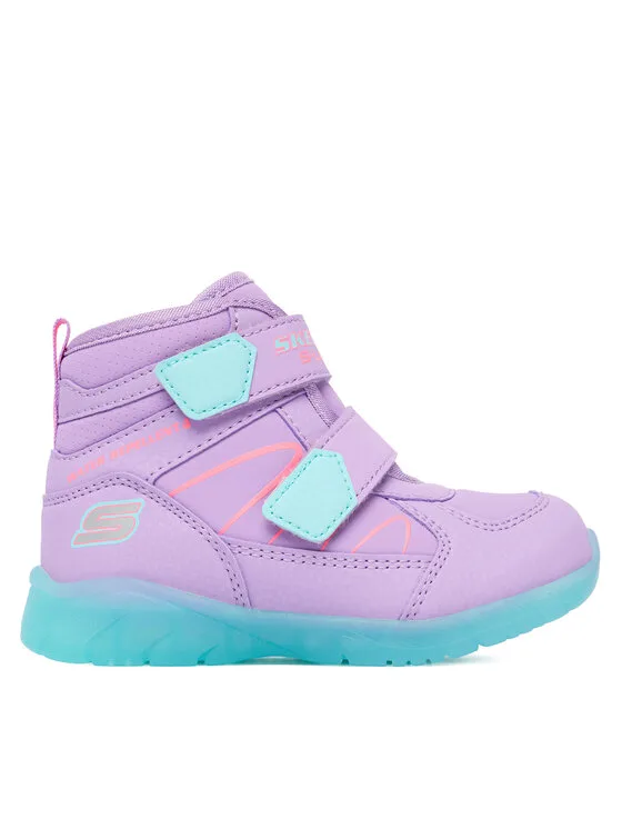 Детски апрески Skechers Illumi-Brights Lvmt виолетови – Апрески за момичета