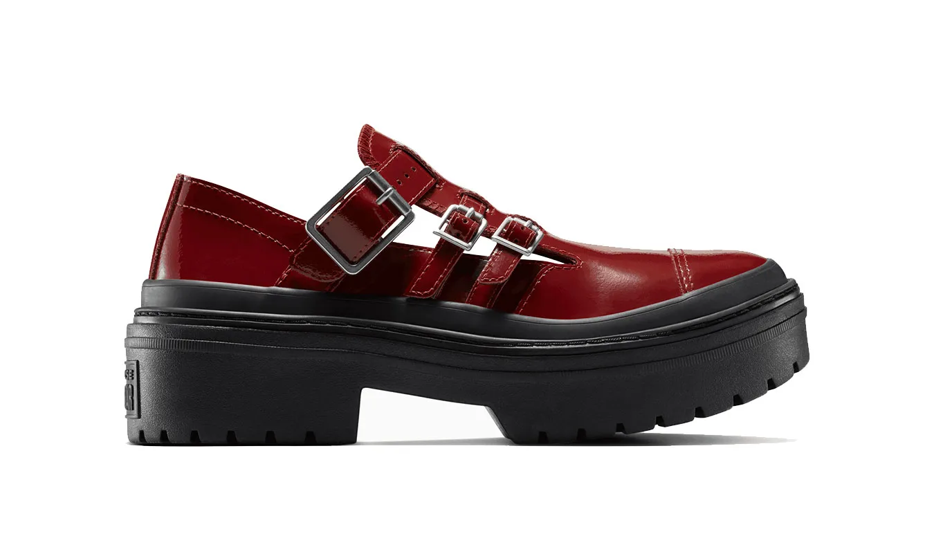 Дамски балеринки Converse Chuck Taylor All Star Lugged Heel Mary червени – Vermelho