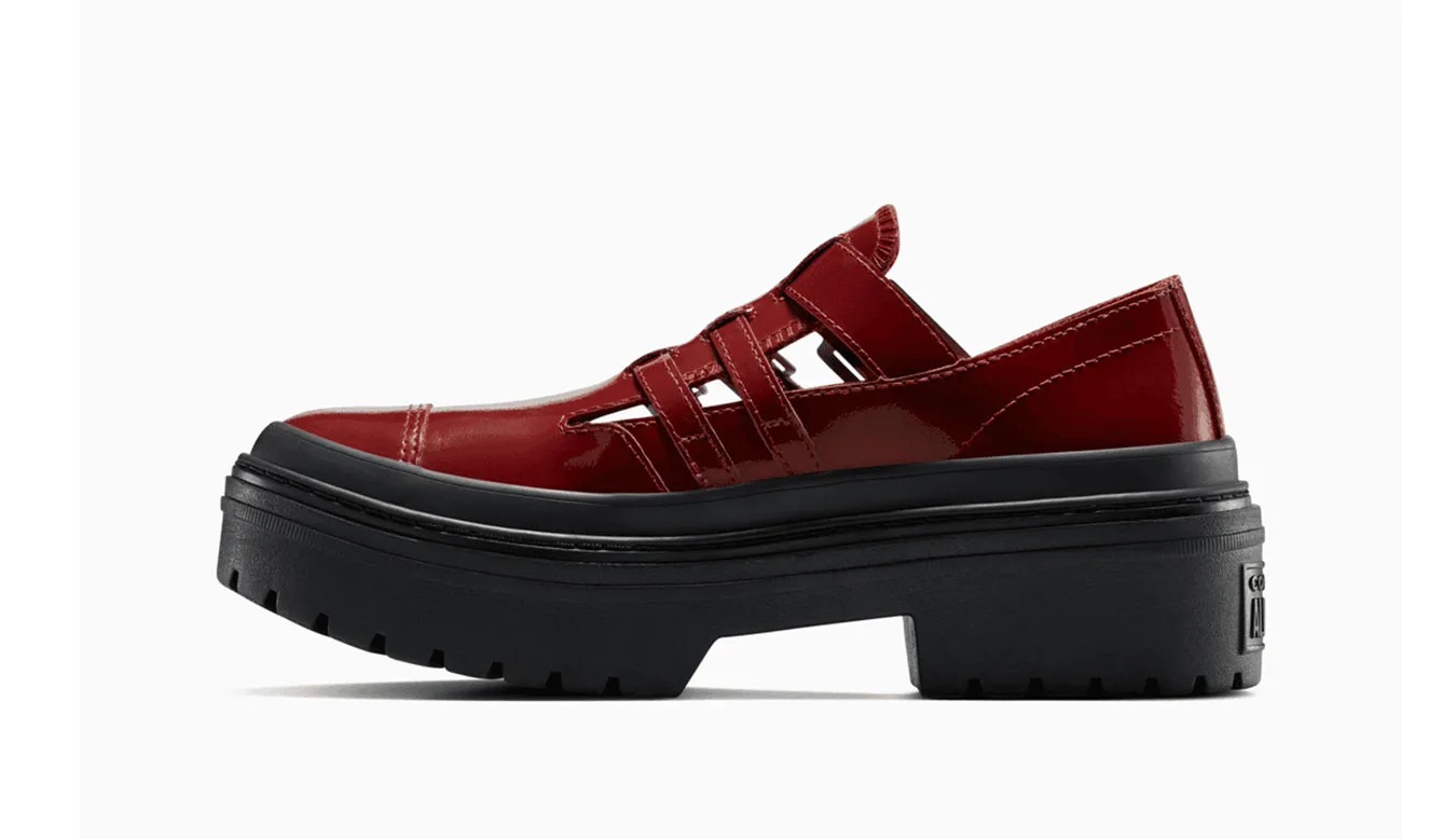 Дамски балеринки Converse Chuck Taylor All Star Lugged Heel Mary червени – Vermelho