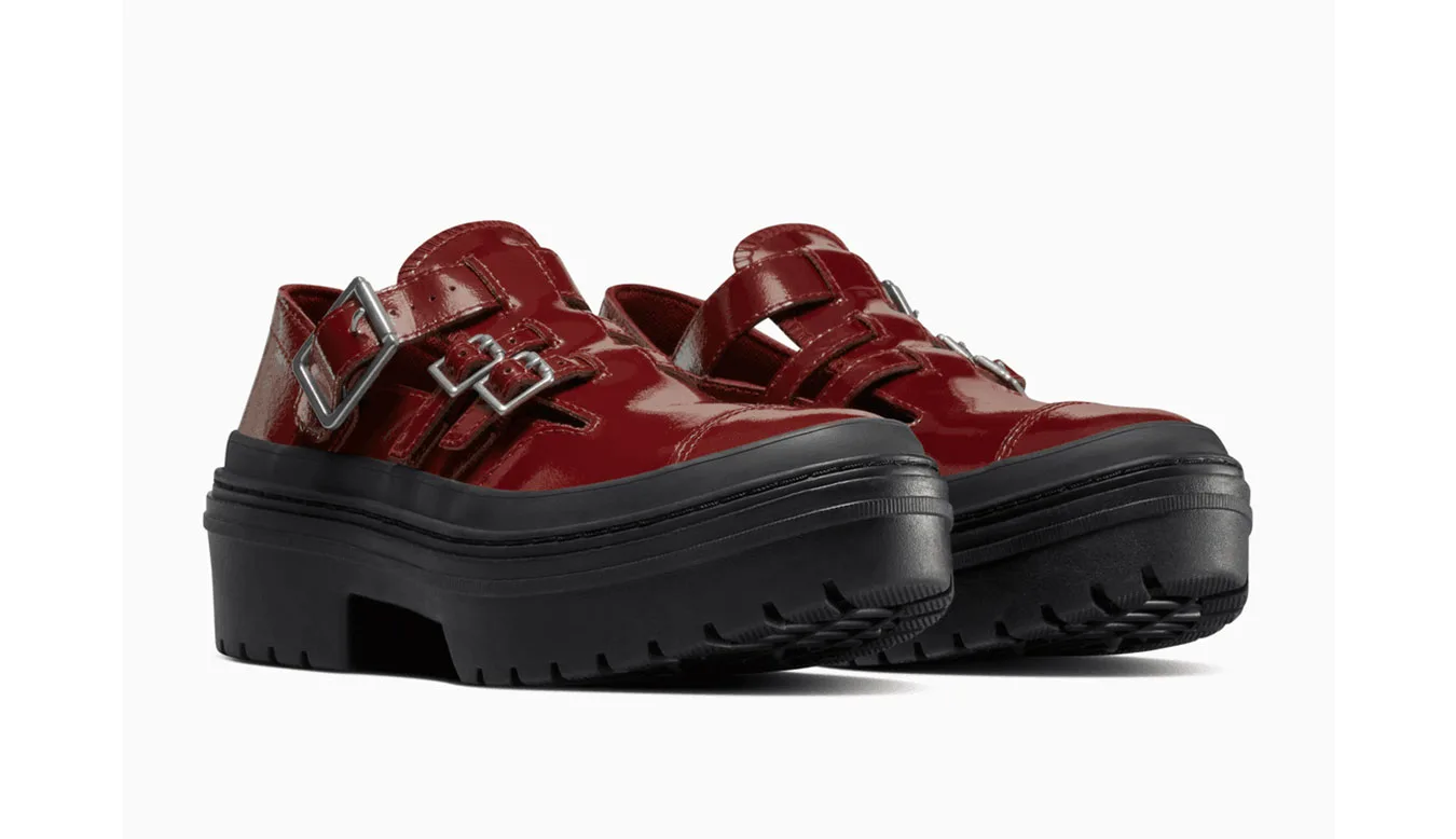 Дамски балеринки Converse Chuck Taylor All Star Lugged Heel Mary червени – Vermelho