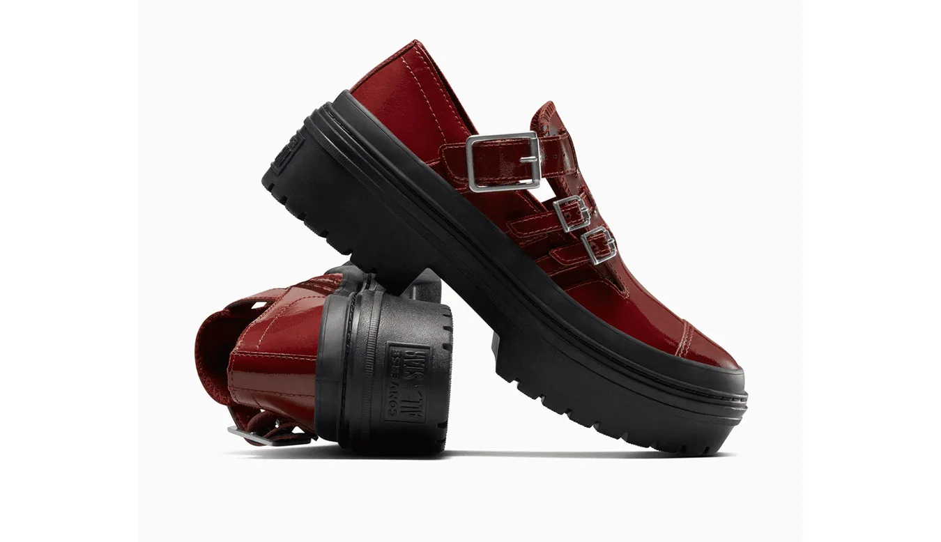 Дамски балеринки Converse Chuck Taylor All Star Lugged Heel Mary червени – Vermelho