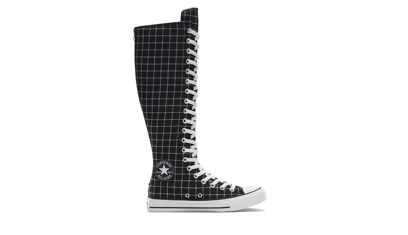 Дамски кецове Converse Chuck Taylor All Star XXHi Plaid черни – Preto – Дамски ниски кецове