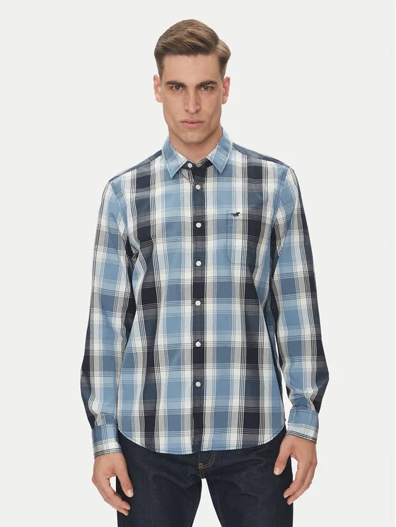 Mustang Риза Chester 1016237 Син Regular Fit – Мъжки ежедневни ризи
