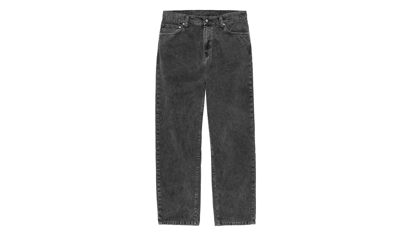 Мъжки панталон Carhartt WIP Aaron черен – Preto – Мъжки текстилни панталони