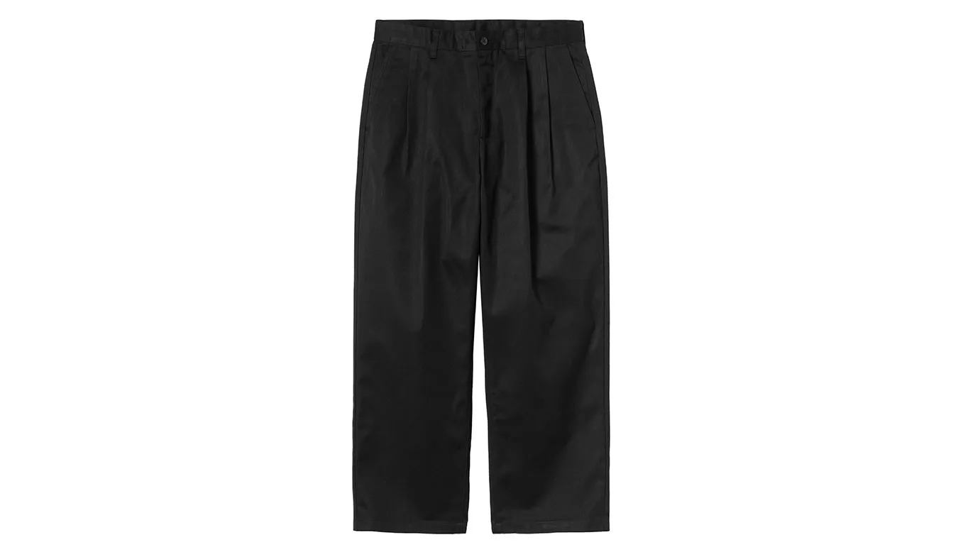 Мъжки панталон Carhartt WIP Evan черен – Preto – Мъжки текстилни панталони