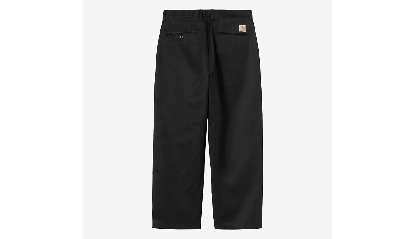 Мъжки панталон Carhartt WIP Evan черен – Preto – Мъжки текстилни панталони