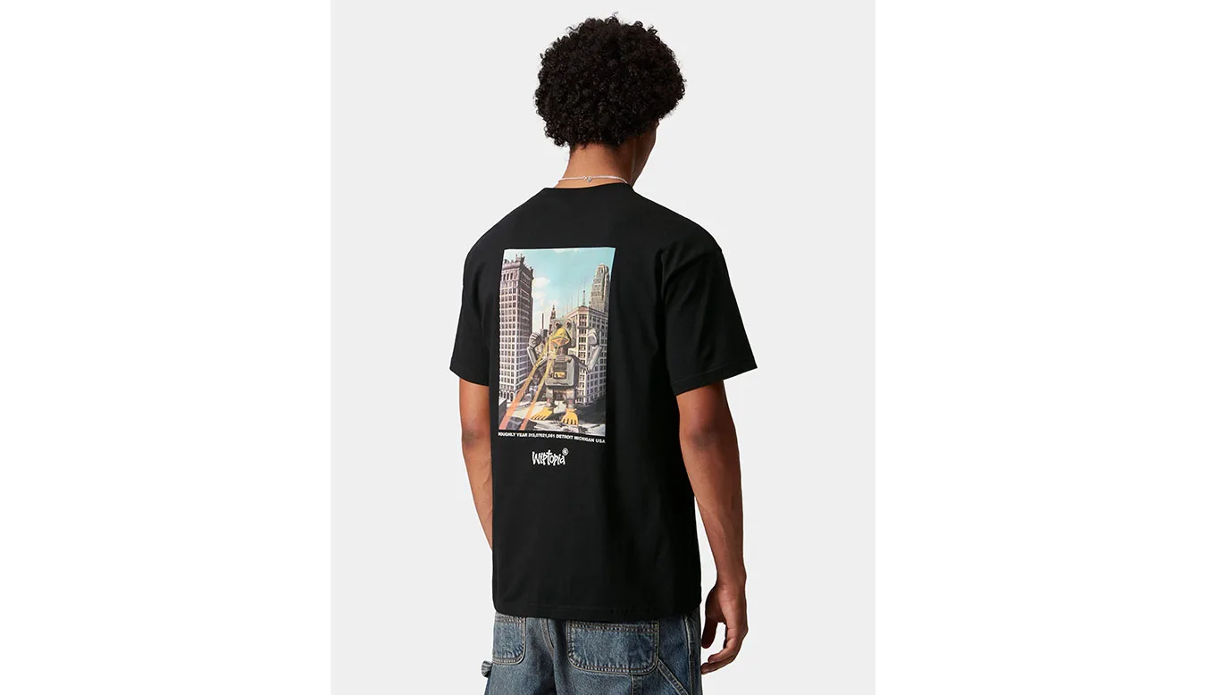 Carhartt WIP S/S Wiptopia T-Shirt Homens - Preto - I035492_89_XX-L - Size: L – Мъжки тениски