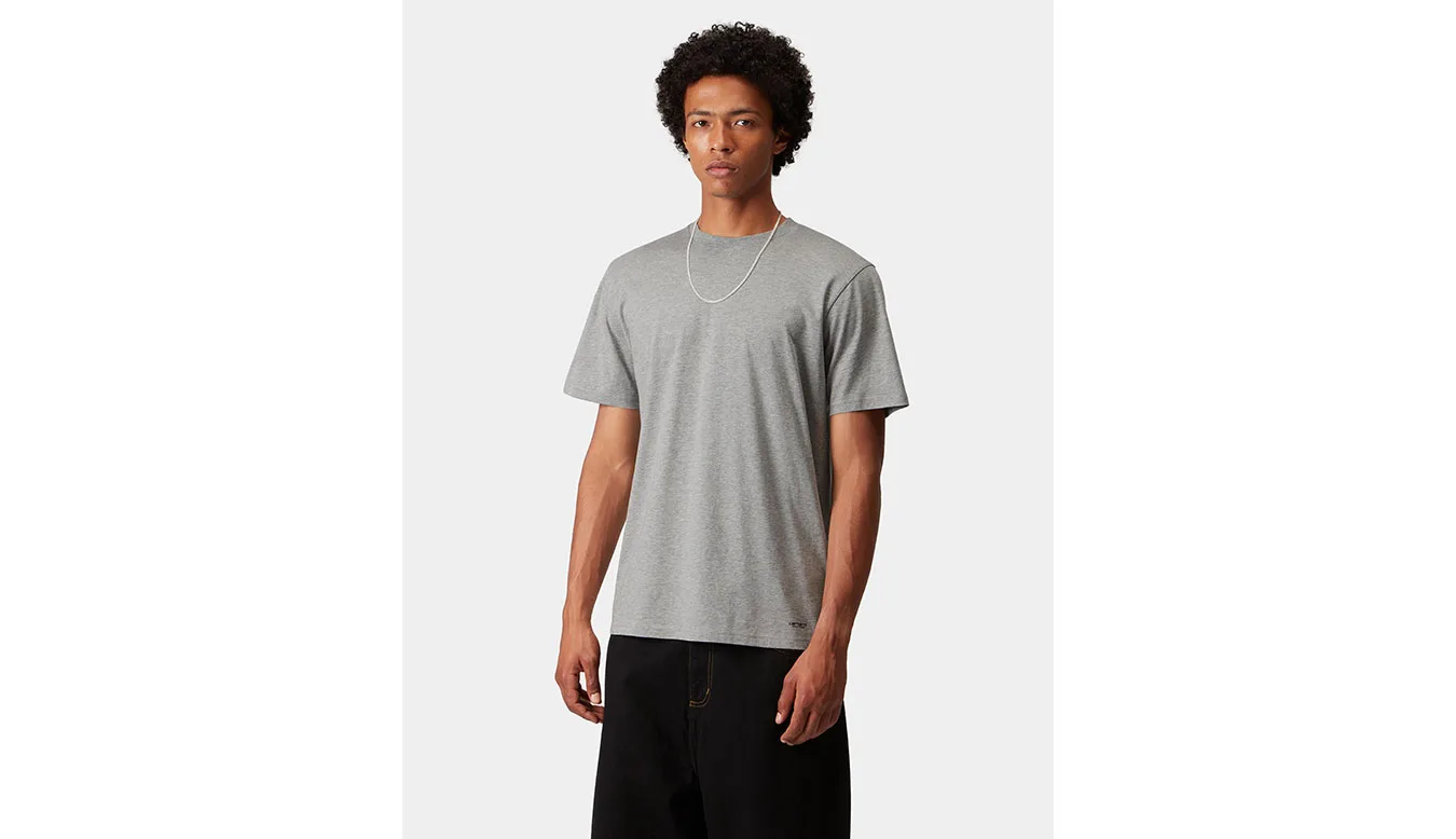 Carhartt WIP Standard Crew Neck T-Shirt Homens - Cinza - I029370_14F_XX – Мъжки тениски