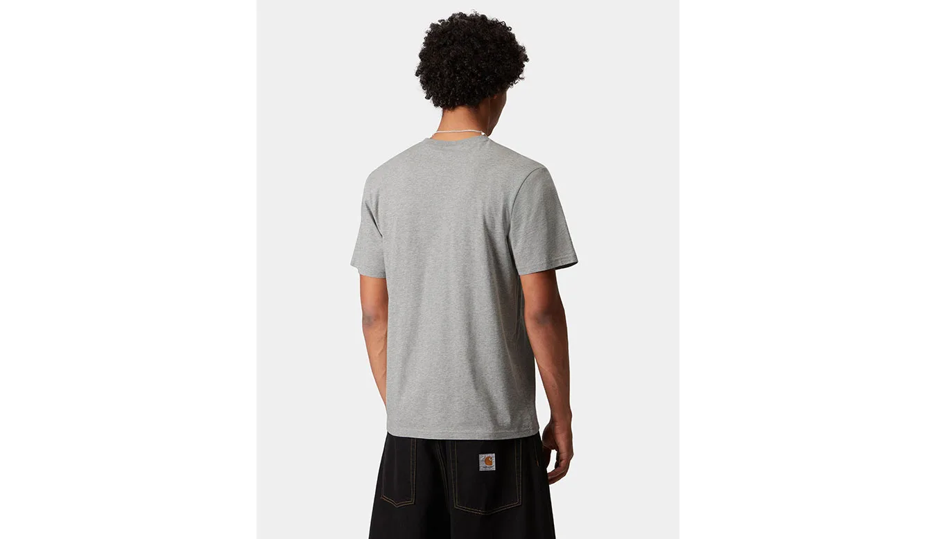 Carhartt WIP Standard Crew Neck T-Shirt Homens - Cinza - I029370_14F_XX – Мъжки тениски