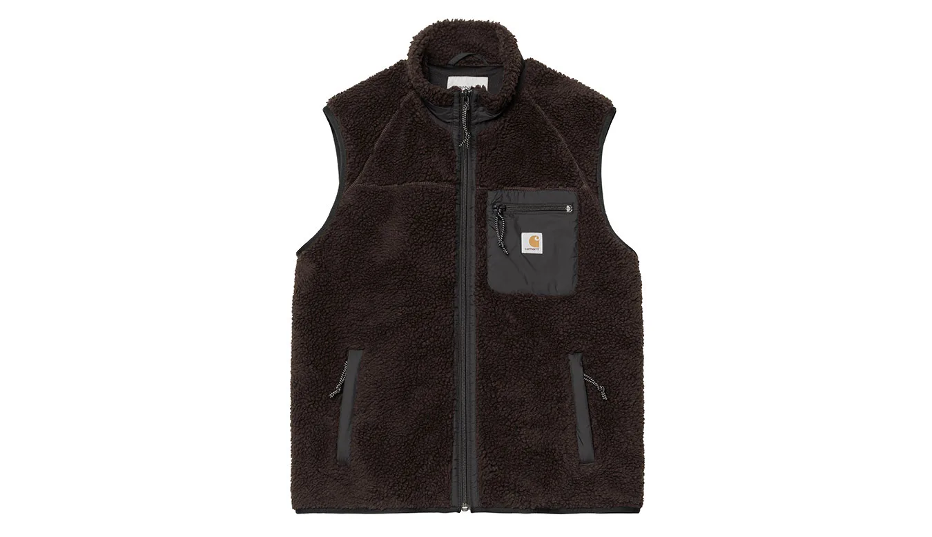 Мъжки елек Carhartt WIP Prentis Liner кафяв – Castanho – Мъжки елеци