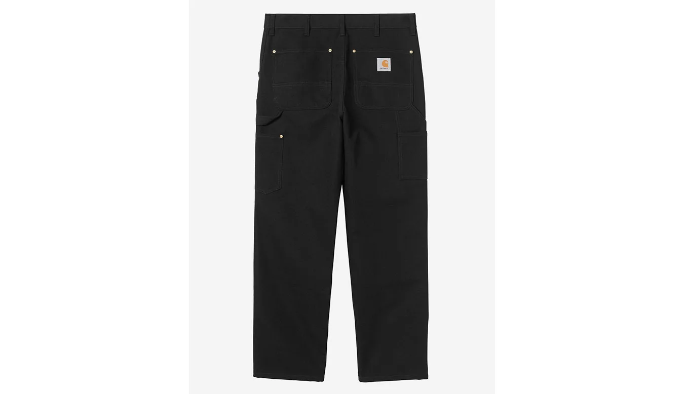 Мъжки панталон Carhartt WIP Double Knee I036274_89_B7 черен – Preto – Мъжки текстилни панталони