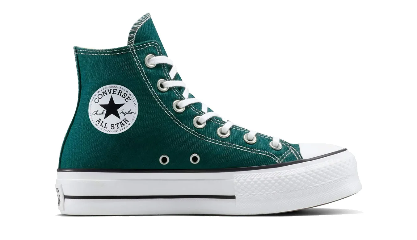 Дамски високи кецове Converse Chuck Taylor All Star Lift Platform A14510C зелени – Verde