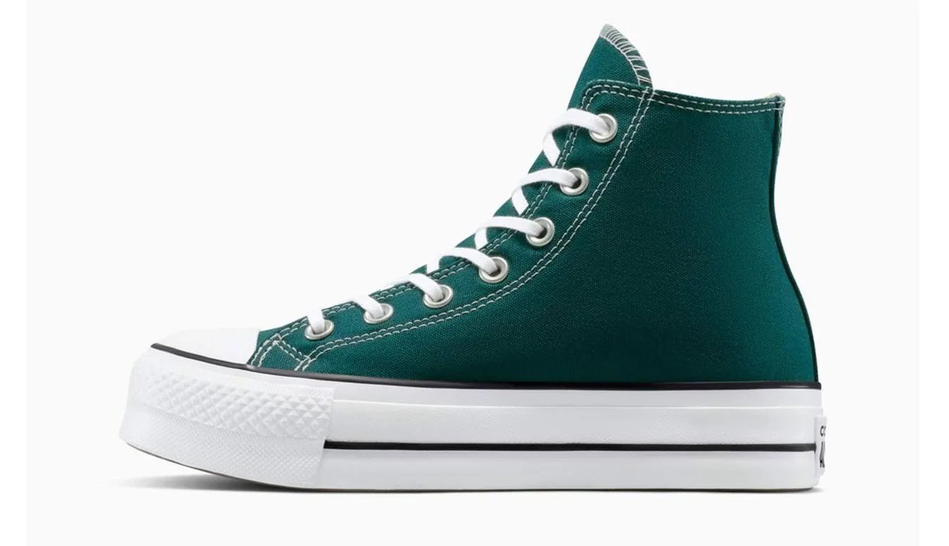 Дамски високи кецове Converse Chuck Taylor All Star Lift Platform A14510C зелени – Verde
