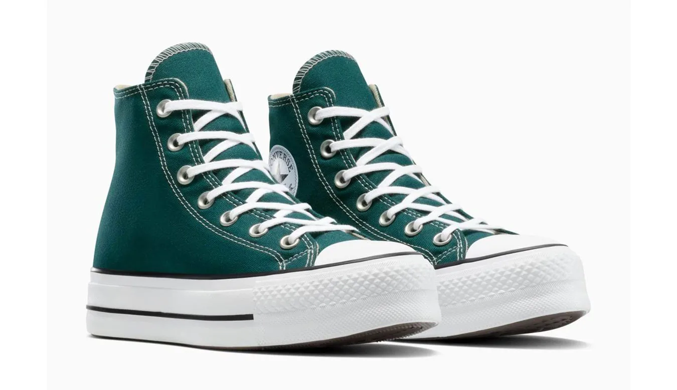Дамски високи кецове Converse Chuck Taylor All Star Lift Platform A14510C зелени – Verde