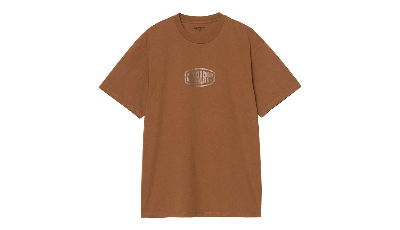 Carhartt WIP S/S Four Star T-Shirt Brown Homens - Castanho - I035443_HZ_XX – Мъжки тениски