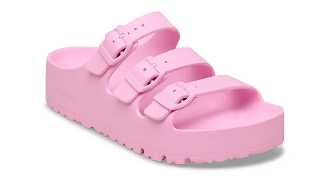 Birkenstock Florida Flex Platform EVA Narrow Fit Fondant Pink Mulheres - Rosa - 1031431-5.5 - Size: 5.5 – Дамски сандали на платформа