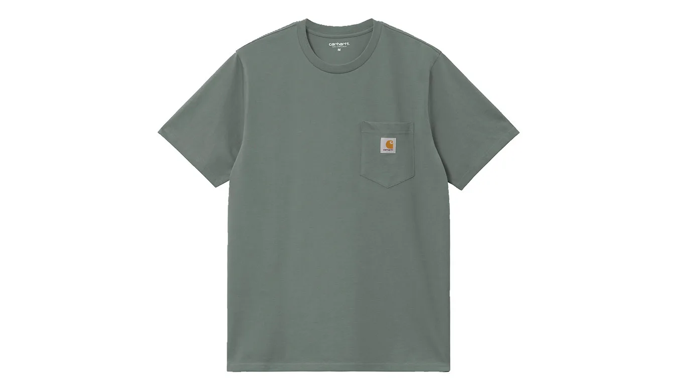 Carhartt WIP S/S Pocket T-Shirt Green I030434_3GD_XX Homens - Verde - I030434_3GD_XX-XL - Size: XL – Мъжки тениски