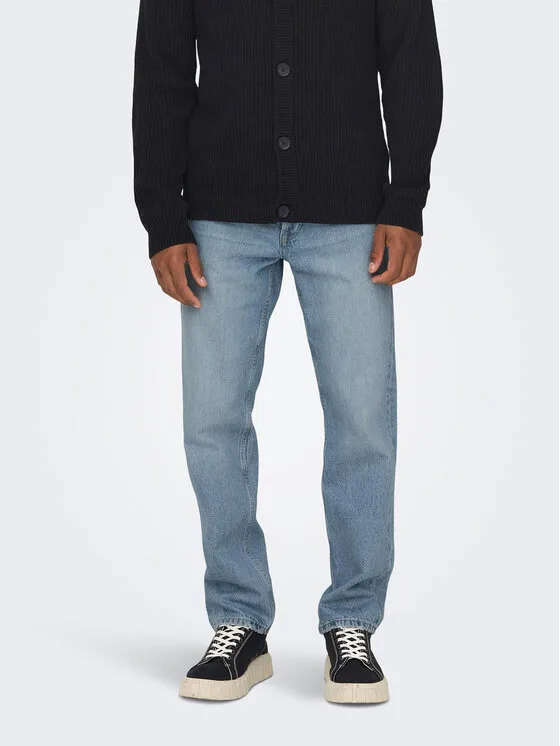Only & Sons Дънки Edge 22026986 Син Loose Fit – Мъжки loose дънки