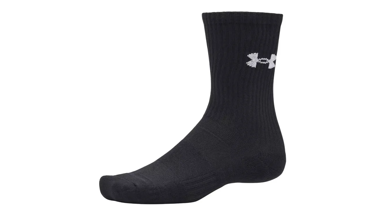 Чорапи Under Armour Performance Cotton 3p Crw черни – Preto – Чорапи унисекс