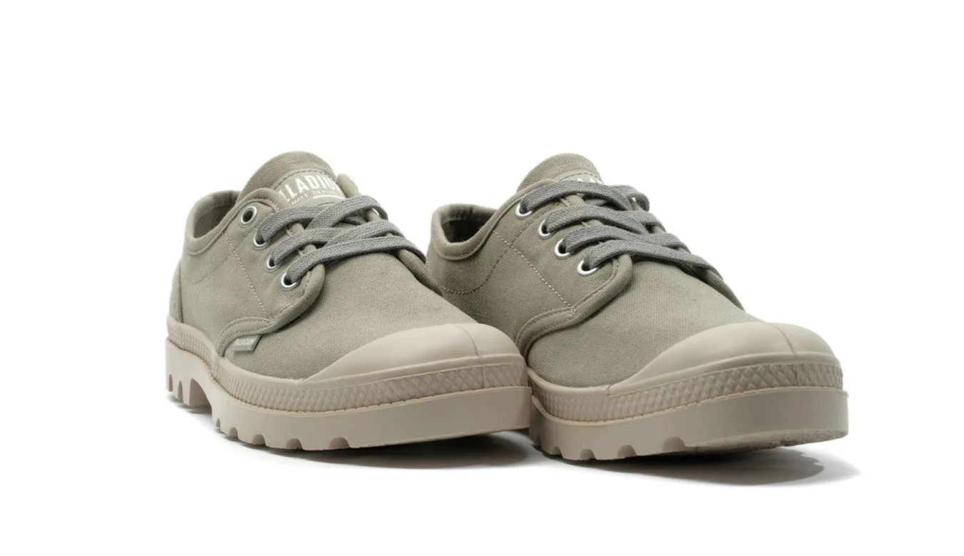 Дамски обувки Palladium Pampa Oxford зелени – Verde – Дамски равни затворени обувки