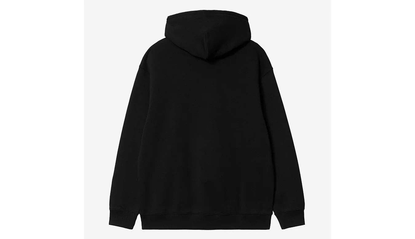 Дамски суитшърт с качулка Carhartt WIP W' Hooded черен – Preto – Дамски худита