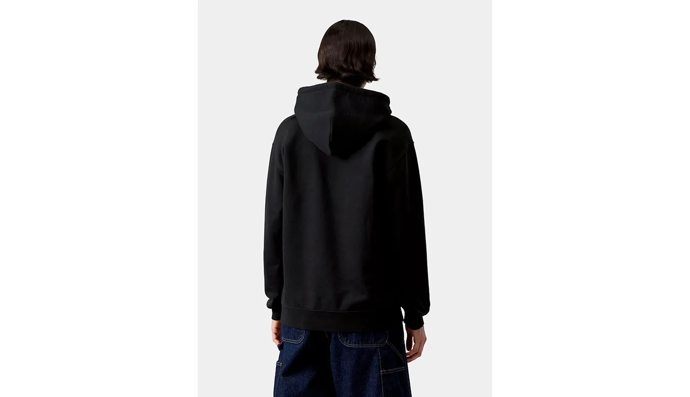 Дамски суитшърт с качулка Carhartt WIP W' Hooded черен – Preto – Дамски худита