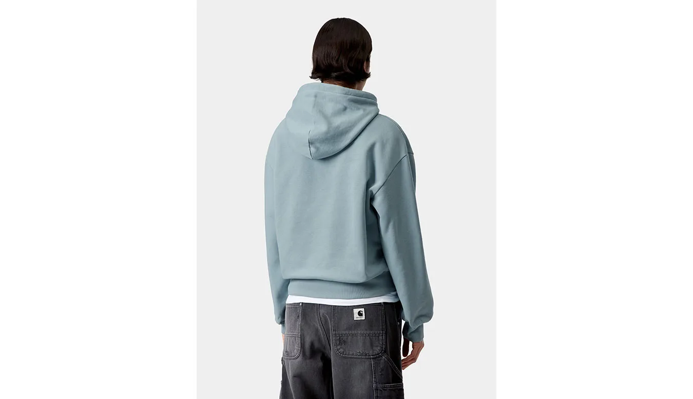 Дамски суитшърт с качулка Carhartt WIP W' Hooded Casey син – Azul – Дамски худита