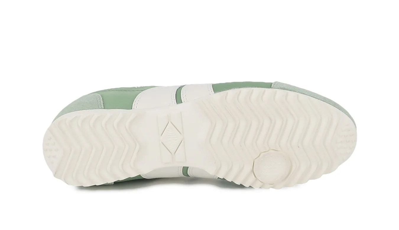 Дамски обувки Palladium Pallaracer Flame зелени – Verde – Дамски равни затворени обувки