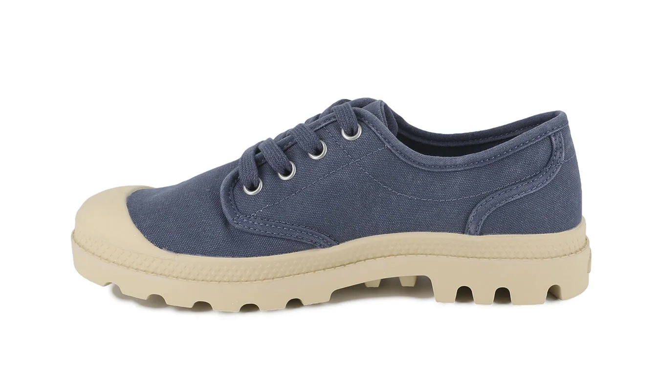 Дамски обувки Palladium Pampa Oxford 92351-481 сини – Azul – Дамски равни затворени обувки