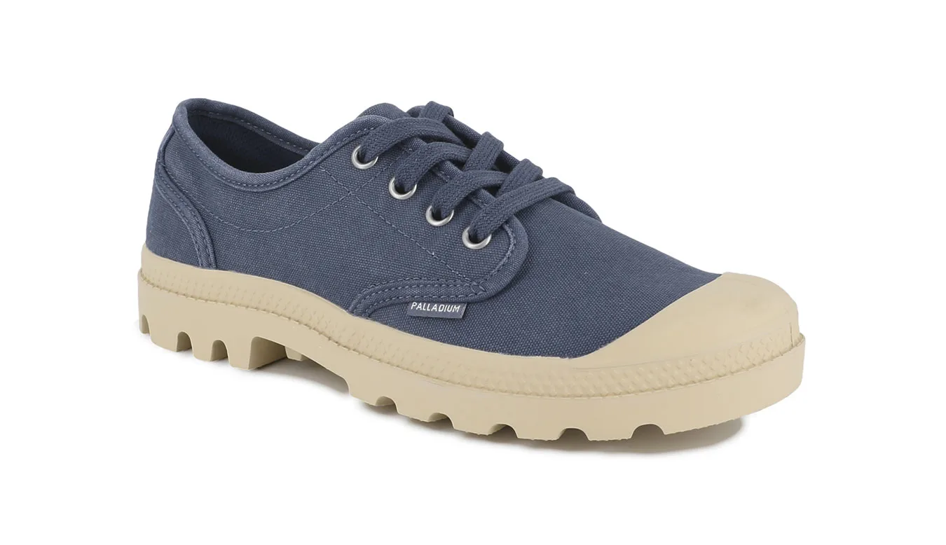 Дамски обувки Palladium Pampa Oxford 92351-481 сини – Azul – Дамски равни затворени обувки