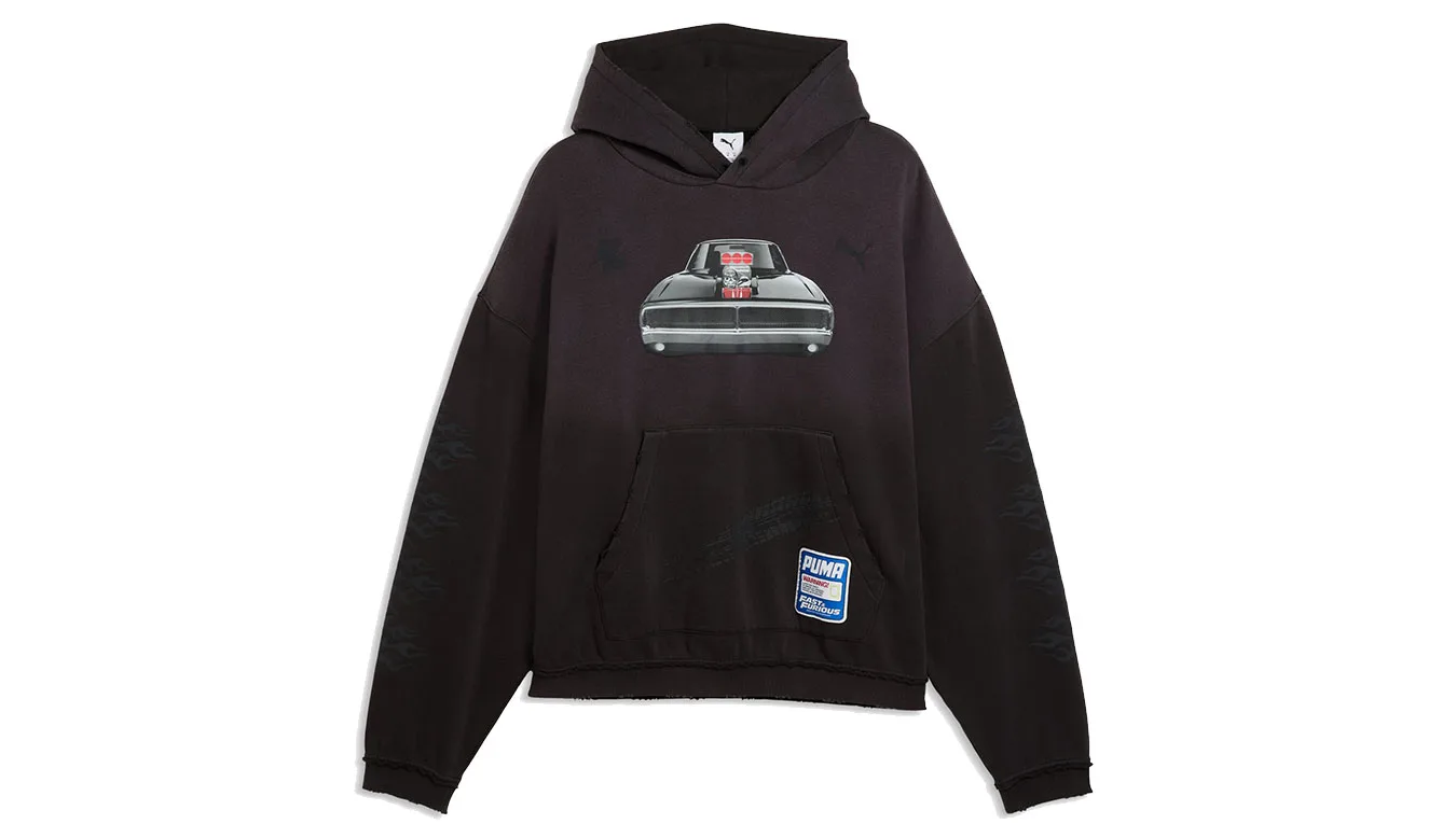 Puma PUMA X FAST & FURIOUS Hoodie Black Homens - Preto - 637903-02-S - Size: S – Мъжки худита