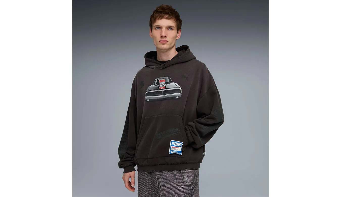 Puma PUMA X FAST & FURIOUS Hoodie Black Homens - Preto - 637903-02-S - Size: S – Мъжки худита