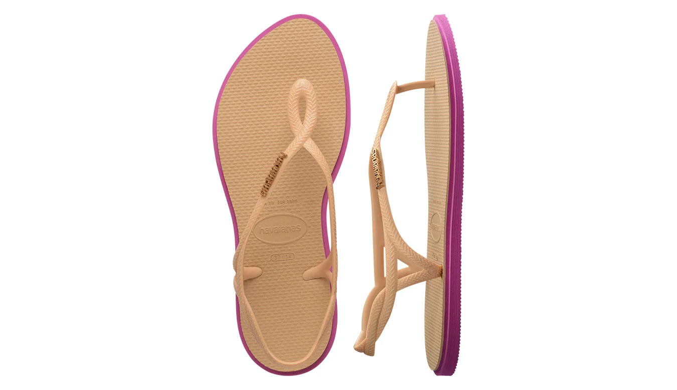 Havaianas Luna Point Gold Mulheres - Gold - H4149921-1691 – Дамски сандали