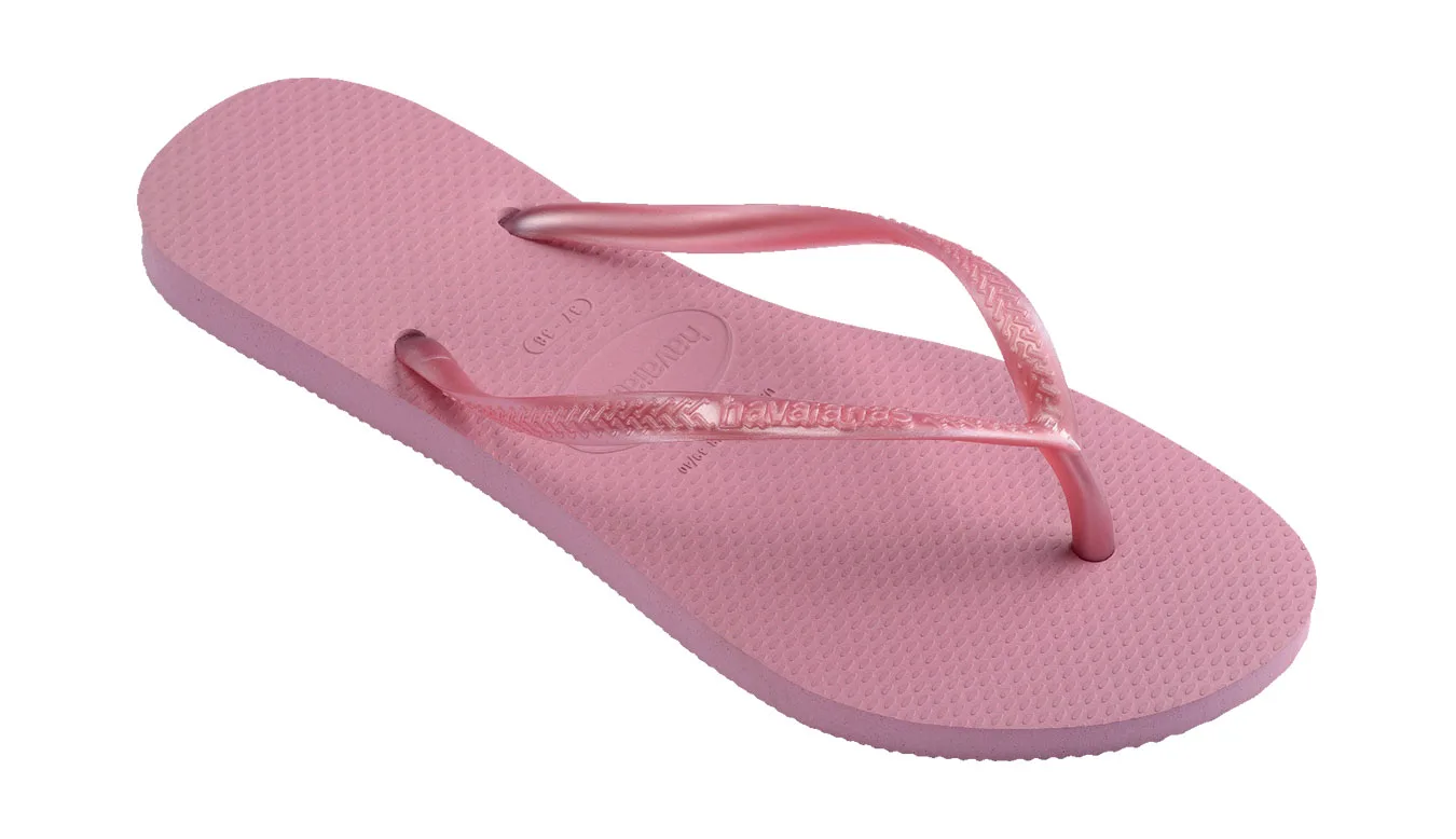 Havaianas Slim Pink Mulheres - Rosa - H4000030-1105-BRA-37/38 - Size: BRA-37/38 – Дамски чехли