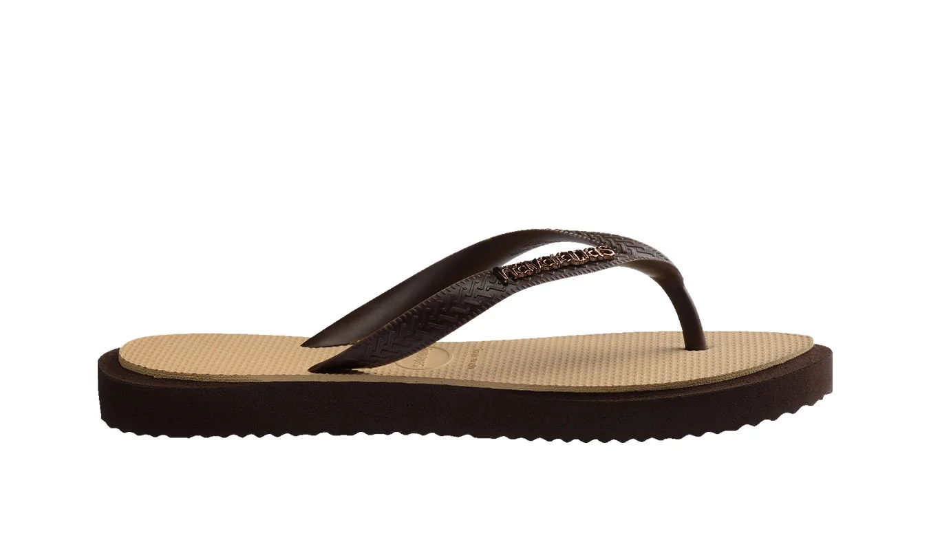 Havaianas Top Point Fusion Mulheres - Castanho - H4150172-1859-BRA-39/40 - Size: BRA-39/40 – Дамски чехли