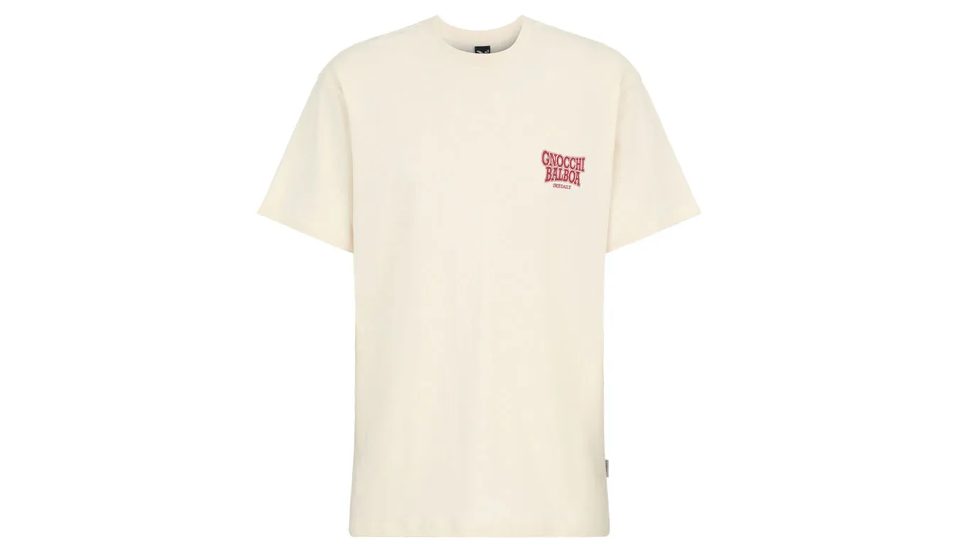 Iriedaily Gnocchi Balboa T-Shirt Homens - Branco sujo - 116B531-514 – Мъжки тениски