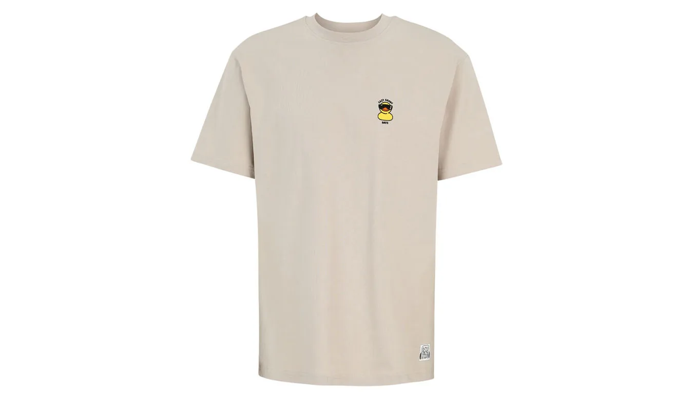 Iriedaily Lazy Sunny Day Emb Tee Light Brown Homens - Castanho Claro - 113B563-607 – Мъжки тениски