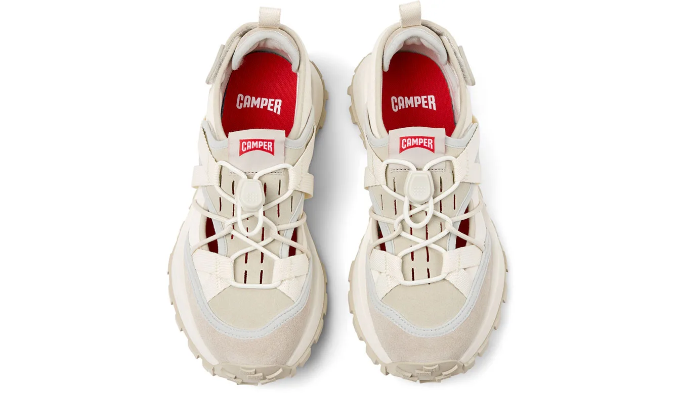 Дамски маратонки за планинско бягане Camper Drift Trail бежови – Beige – Дамски трейл маратонки