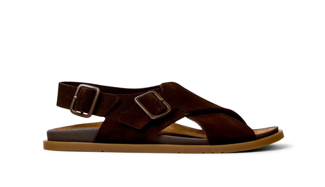 Мъжки сандали Camper Lluc Sandal кафяви – Castanho