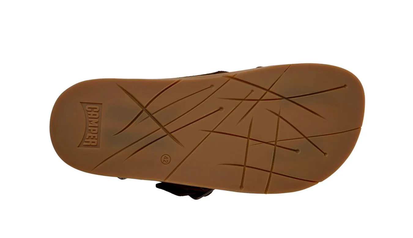 Мъжки сандали Camper Lluc Sandal кафяви – Castanho