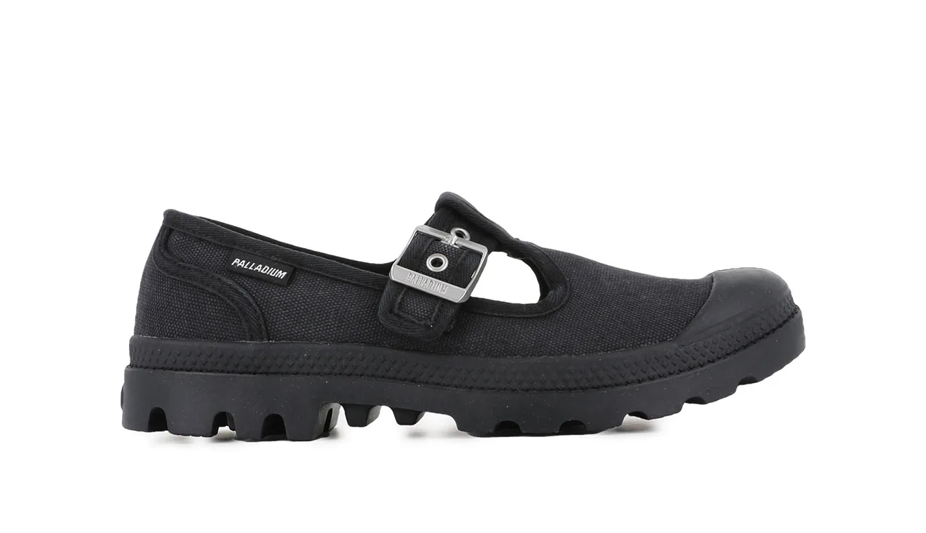 Дамски боти Palladium Pampa M-Jane Washed черни – Preto – Дамски равни боти