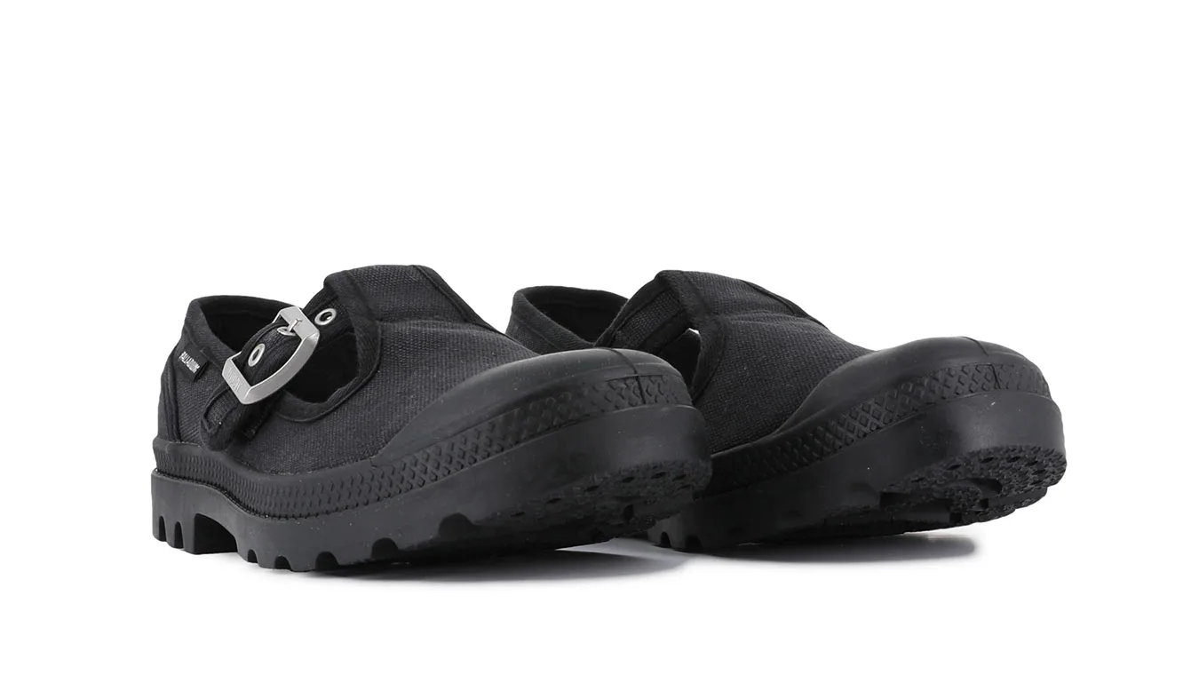 Дамски боти Palladium Pampa M-Jane Washed черни – Preto – Дамски равни боти