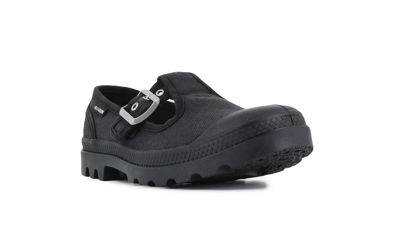 Дамски боти Palladium Pampa M-Jane Washed черни – Preto – Дамски равни боти