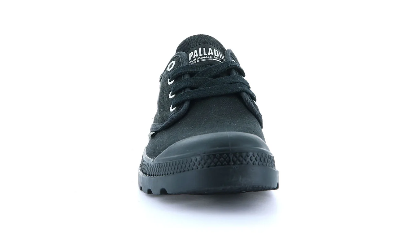 Дамски обувки Palladium Pampa Oxford 92351-008 черни – Preto – Дамски равни затворени обувки
