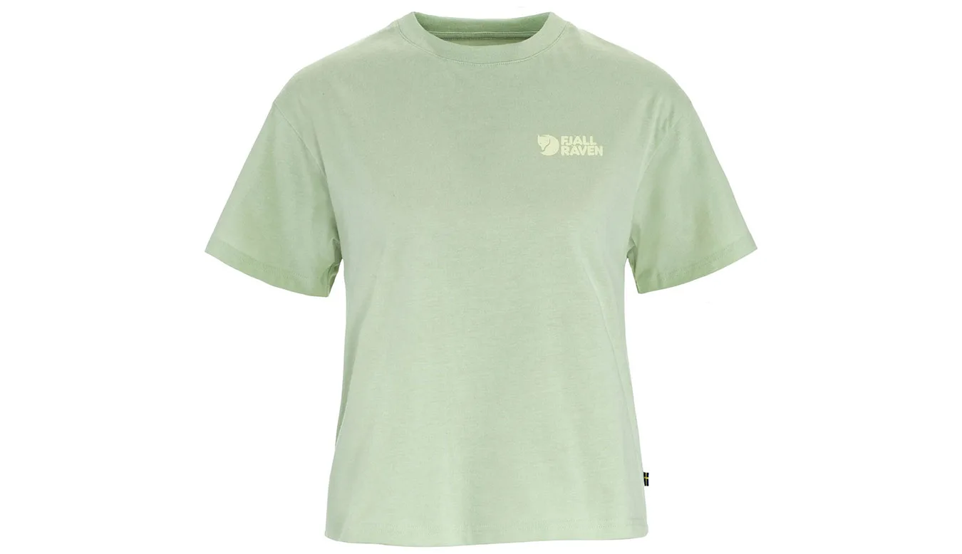 Fjällräven Forest Walk T-shirt W Green Mulheres - Verde - F14600270-637 – Дамски тениски