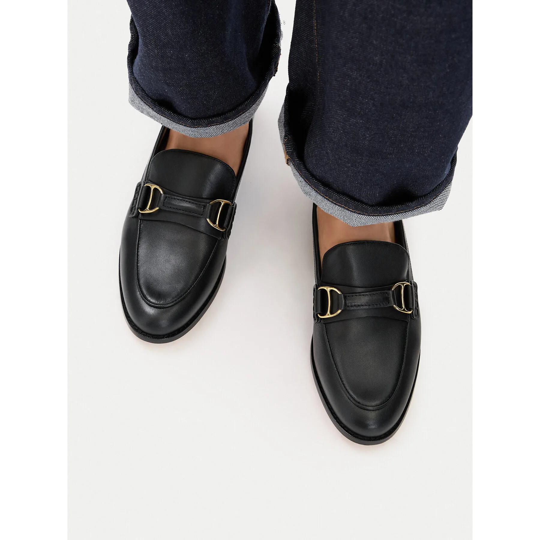 Дамски лоуфъри LAUREN RALPH LAUREN 802P02121001 черни – Черен