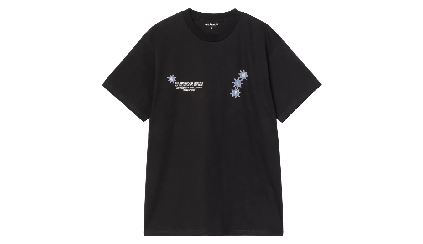 Carhartt WIP S/S C Trip T-Shirt Black Homens - Preto - I036233_89_XX – Мъжки тениски