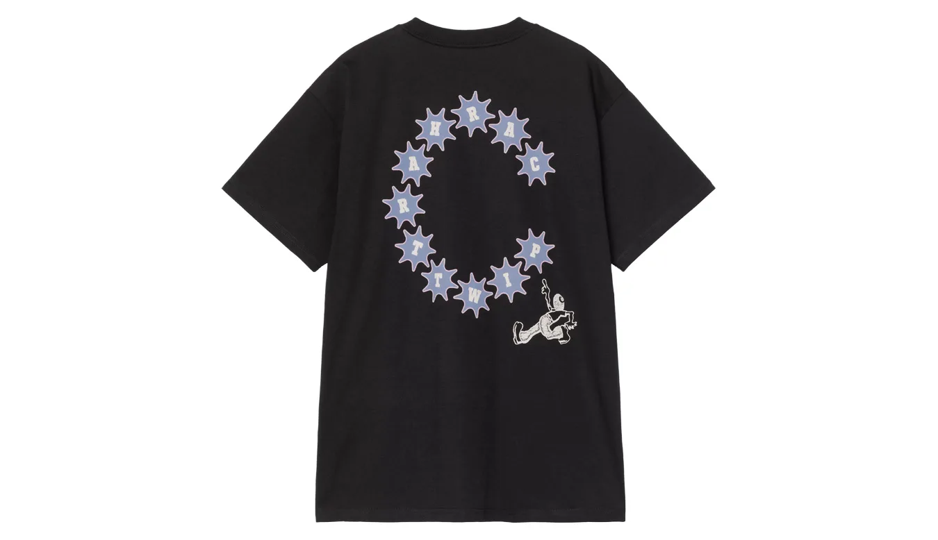 Carhartt WIP S/S C Trip T-Shirt Black Homens - Preto - I036233_89_XX – Мъжки тениски