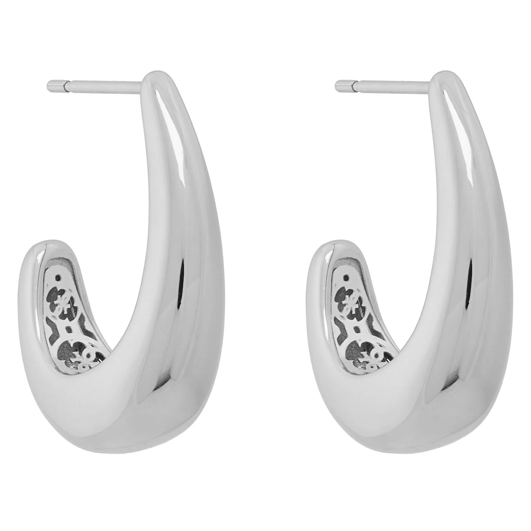 Обици Guess JUBE06 430JW Сребрист – Обеци